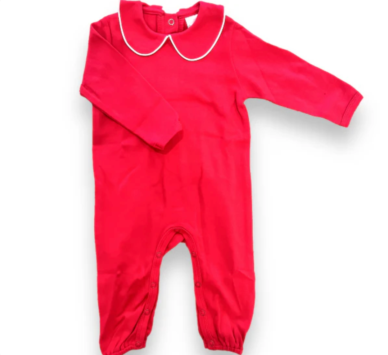 Piping Collared Romper