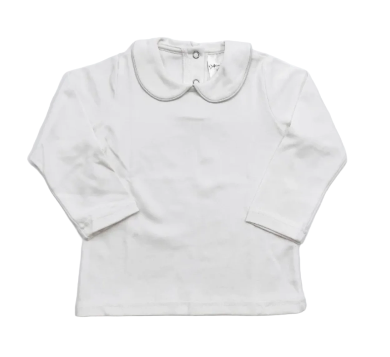 Piping Collared Long Sleeve Shirt