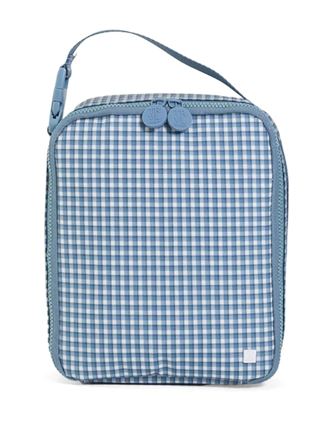 TRVL Design Insulated Lunch Bag - Rodeo Check Indigo