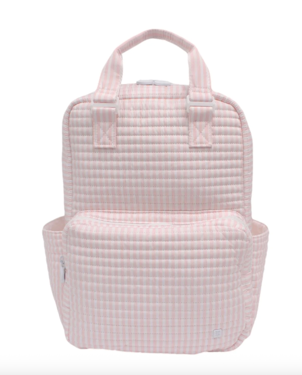 TRVL Design Quilted Diaper Bag - Pimlico Striped Pink