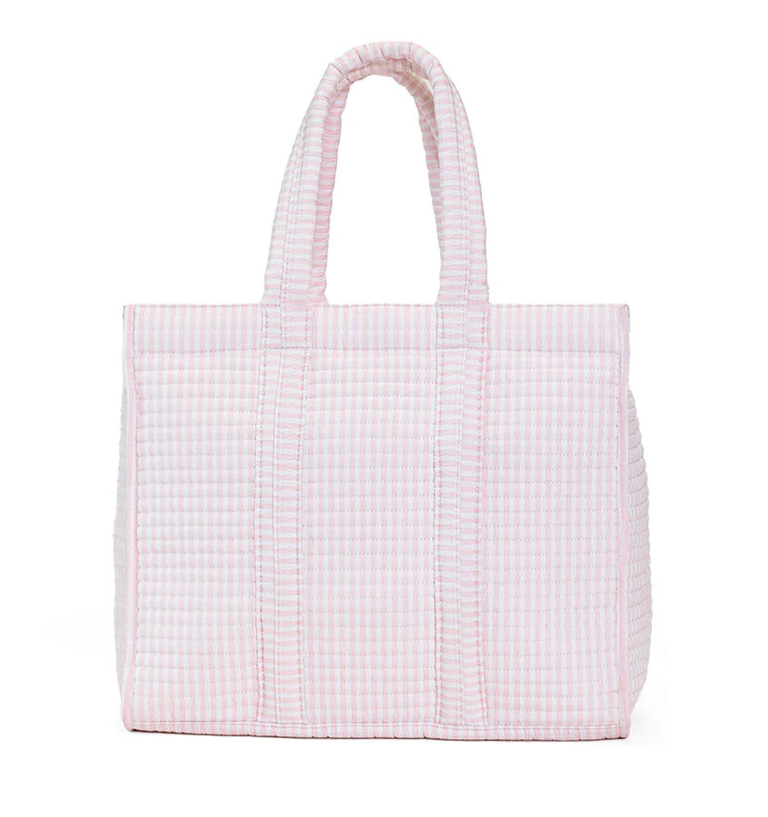TRVL Design Quilted Go Go Tote - Pimlico Striped Pink