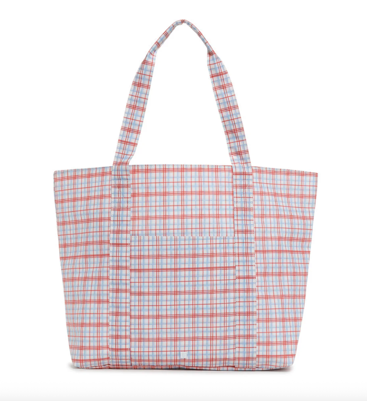 TRVL Design Jumbo Tote - Classic Plaid Red