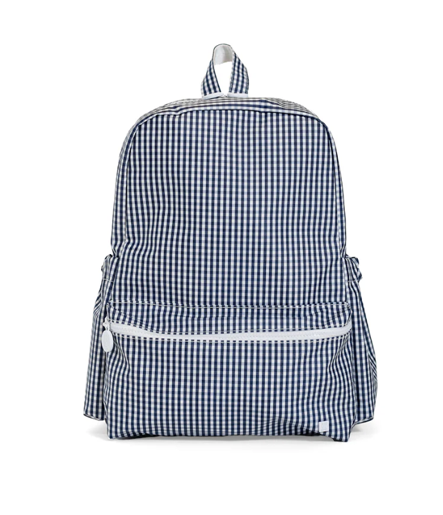 TRVL Design Backpacker - Gingham Navy