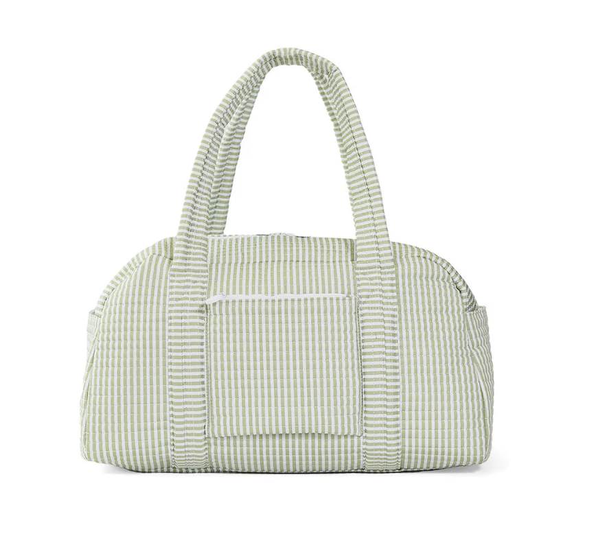 TRVL Design Quilted Grande Duffel - Pimlico Striped Sage