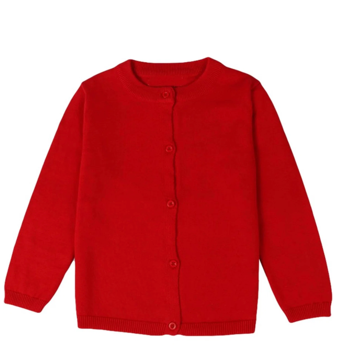 Unisex Red Cardigan