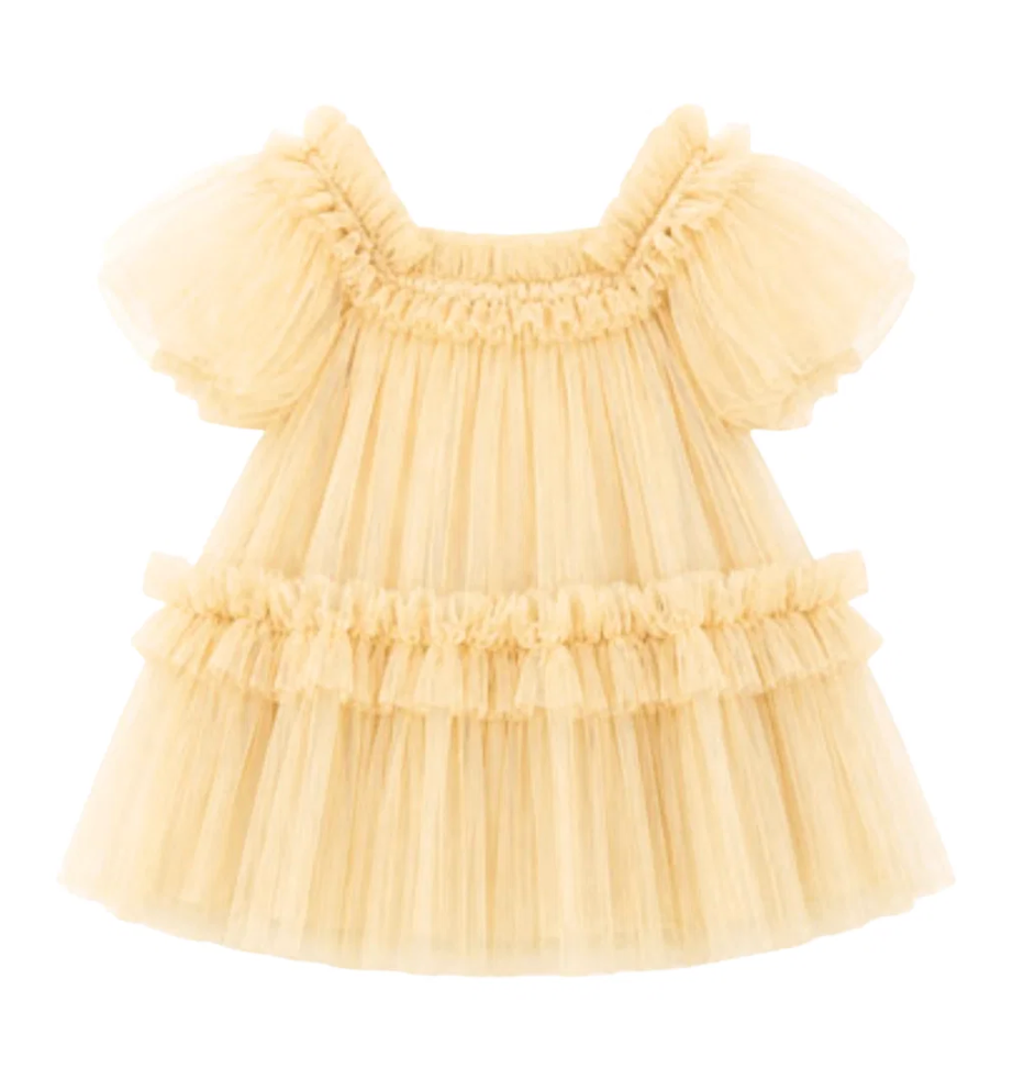 Gold Tulle Dress