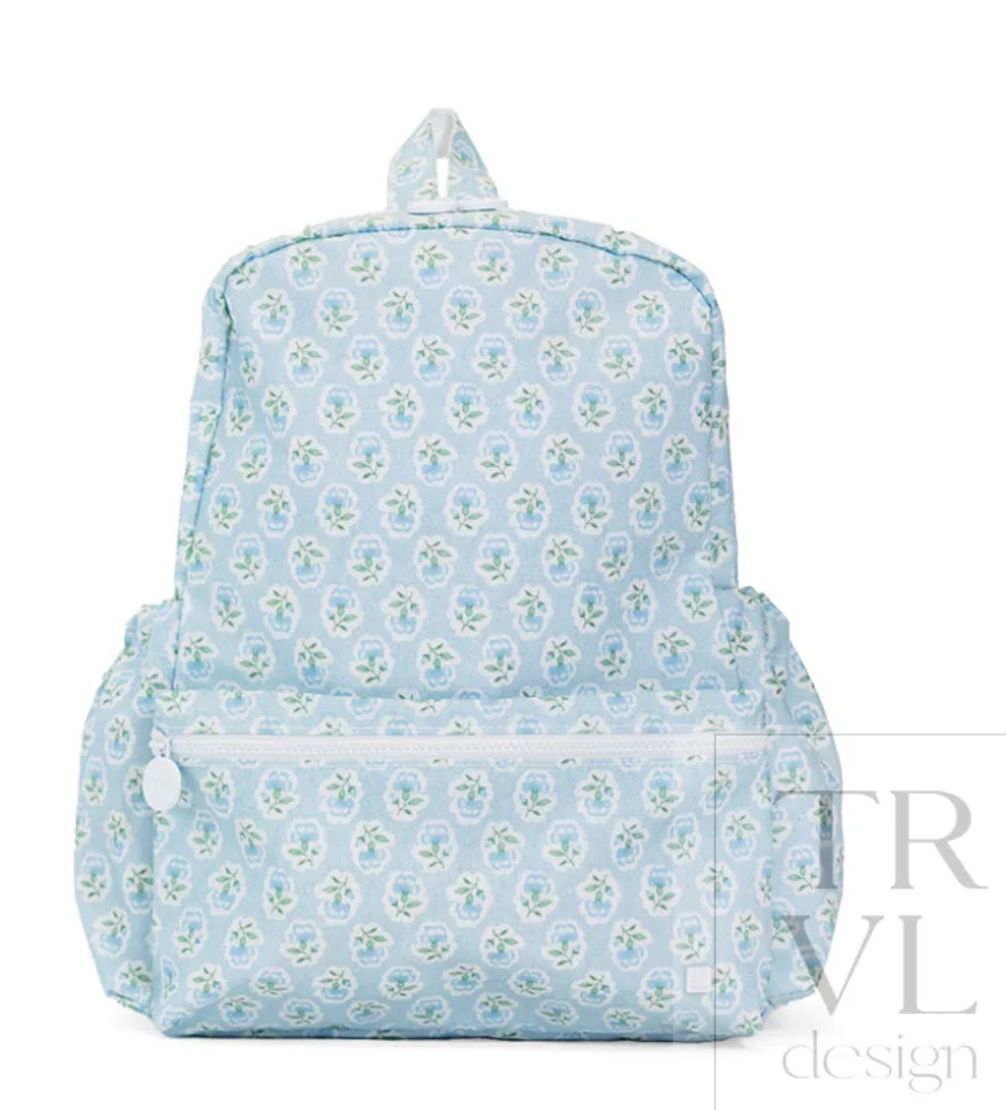 TRVL Design Backpacker - Petite Fleur Blue