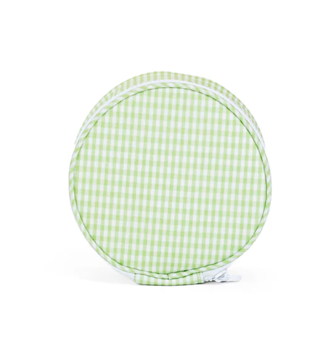 TRVL Design Jewelry/Paci Round - Gingham Leaf