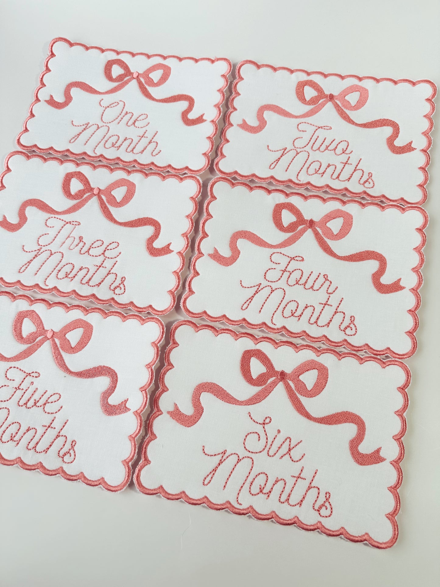 Custom Milestone Signs Months 1-6