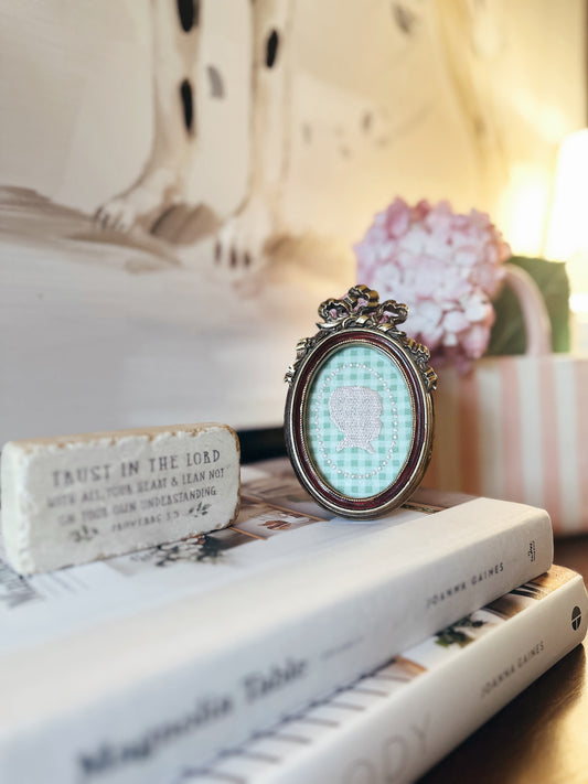 Custom Embroidered Silhouette