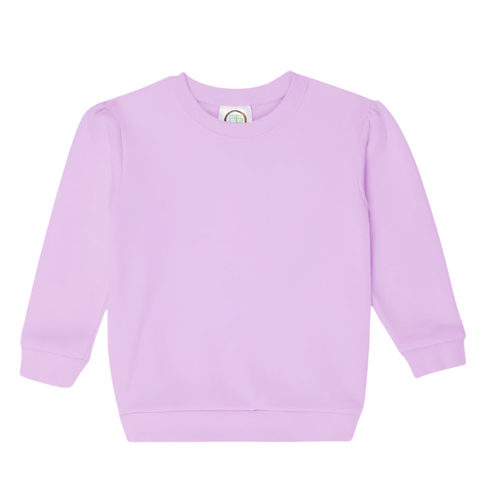 Girl's Puff Sleeve Sweatshirt