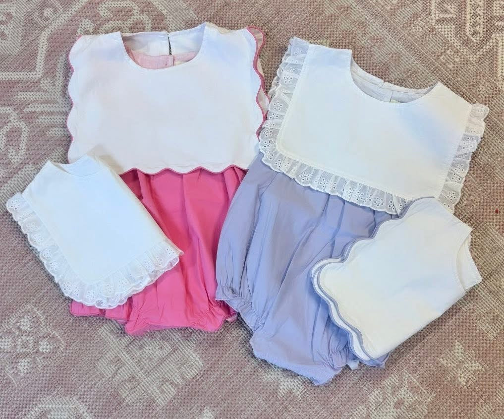 Girl's Swappable Bib Bubble