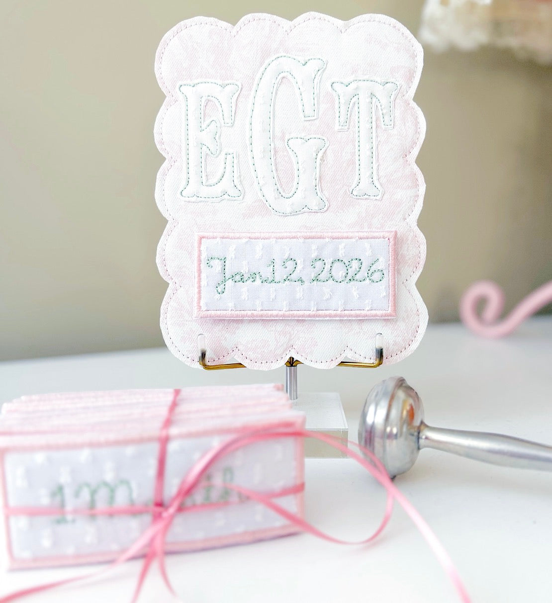 Interchangeable Milestone Card with Months