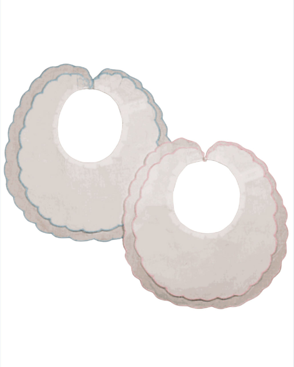 Scalloped Keepsake Bibs