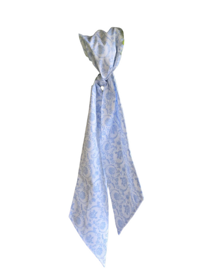 Chinoiserie & Floral Wreath Sash