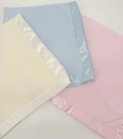 Satin Trim Baby Blanket