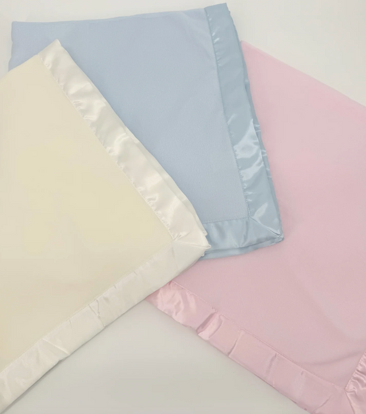 Satin Trim Baby Blanket