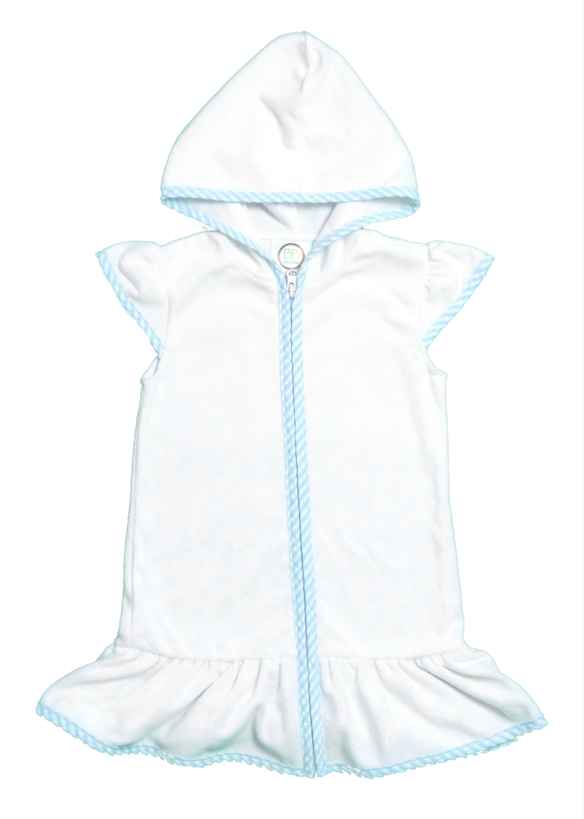 Girl's Ruffled Terrycloth Cover Up