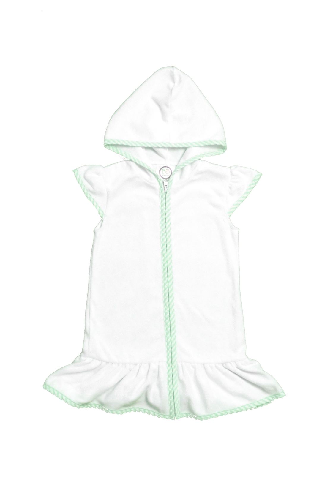 Girl's Ruffled Terrycloth Cover Up