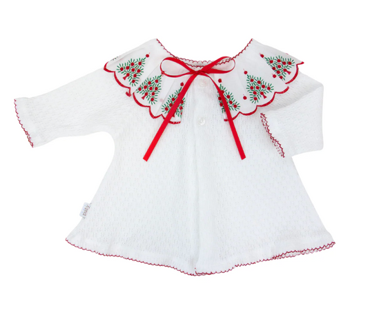 Knit Swiss Christmas Tree Sweater