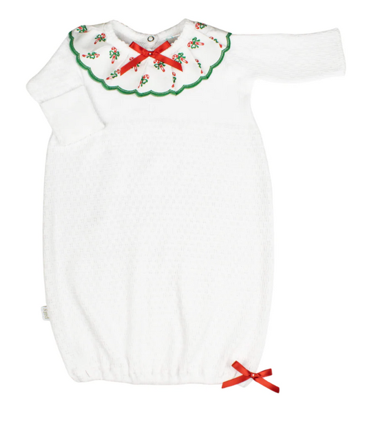 Knit Swiss Candy Cane Gown
