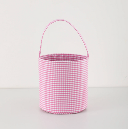 Gingham Halloween Bucket Bag
