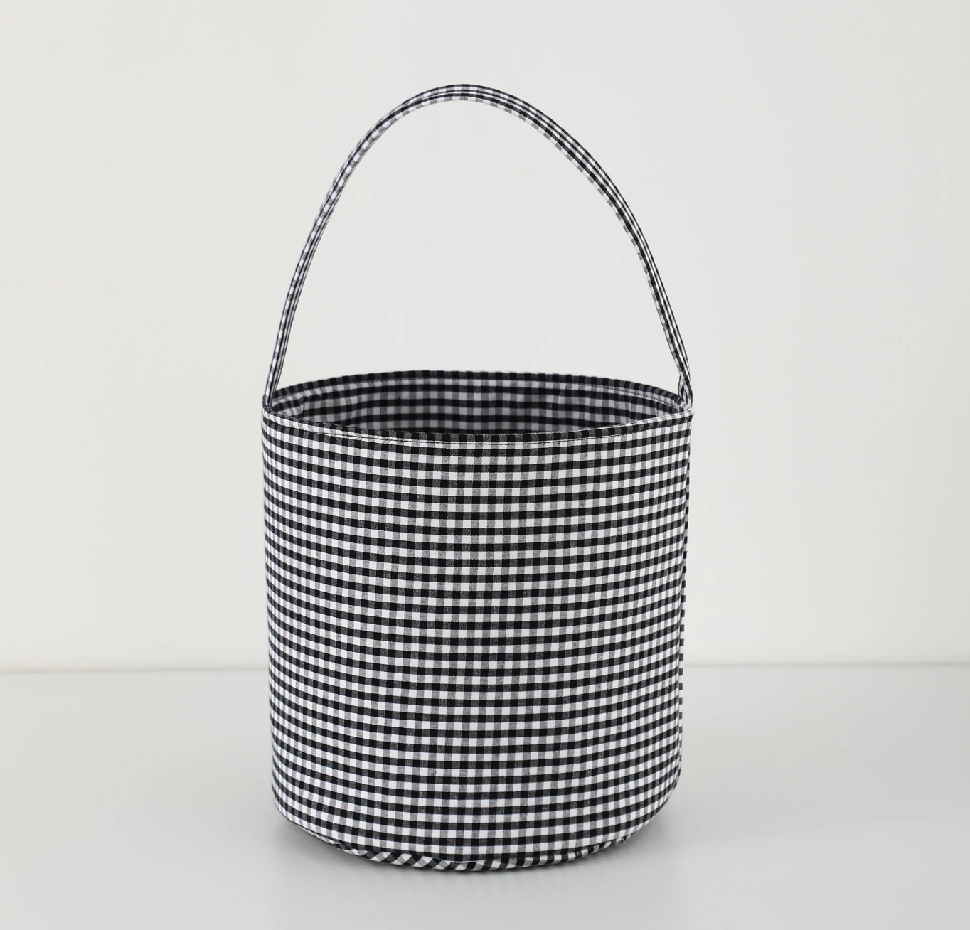 Gingham Halloween Bucket Bag