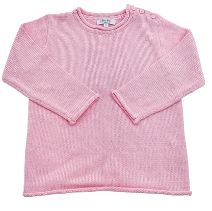 Rollneck Sweater with Button Closure