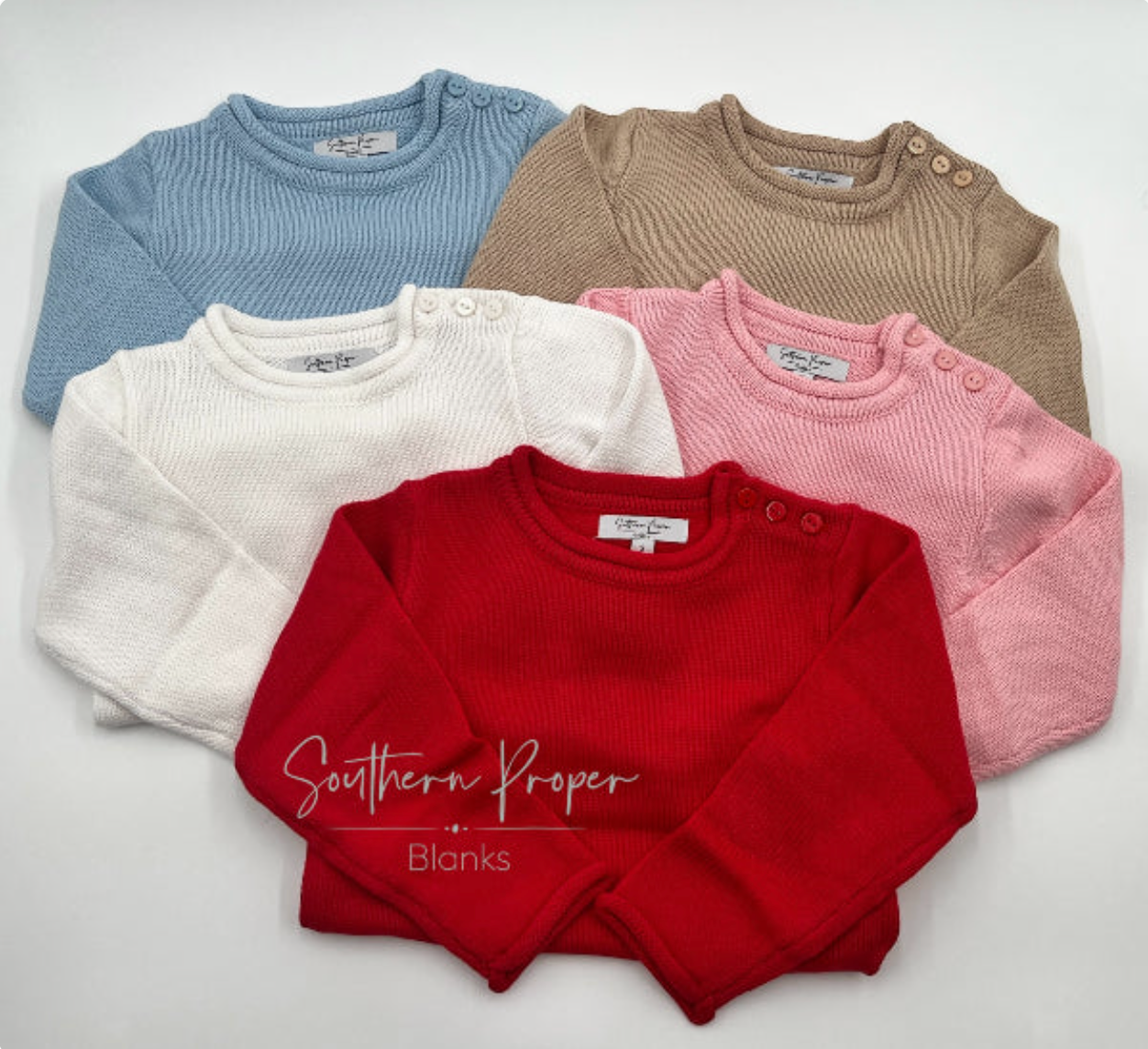 Rollneck Sweater with Button Closure