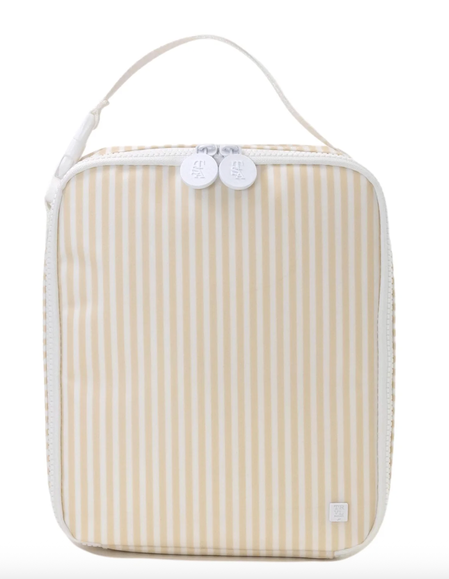 TRVL Design Insulated Lunch Bag - Pimlico Striped Sand