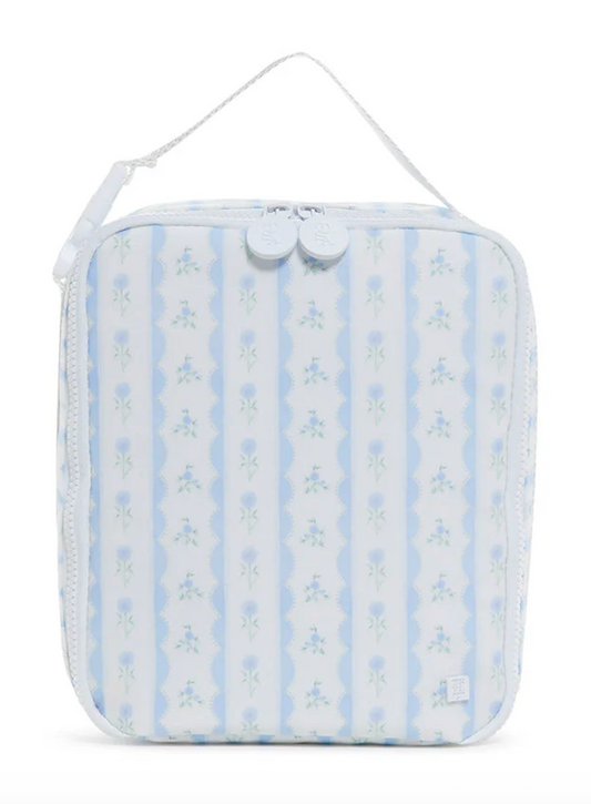 TRVL Design Insulated Lunch Bag - Blue Ribbon Floral