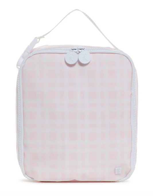TRVL Design Insulated Lunch Bag - Pimlico Plaid Pink