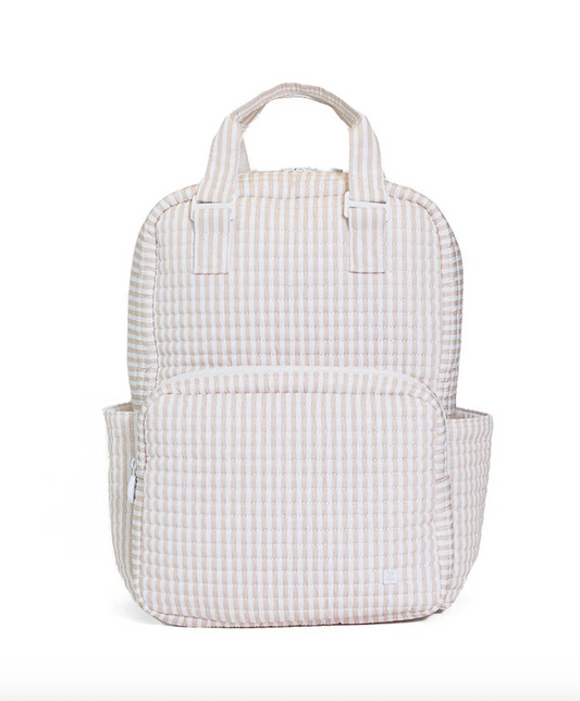 TRVL Design Quilted Diaper Bag - Pimlico Striped Sand