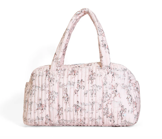 TRVL Design Quilted Grande Duffel - Cowgirl Toile