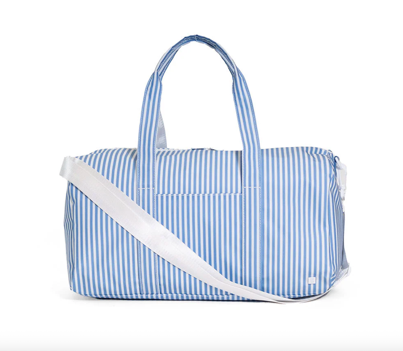 TRVL Design Weekender Duffel - Pimlico Striped Chambray