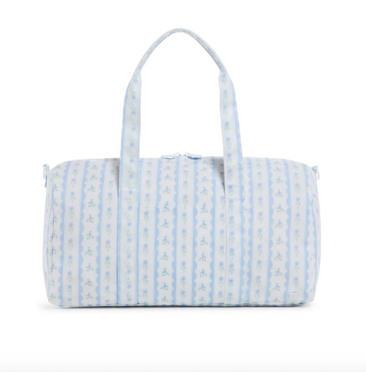 TRVL Design Weekender Duffel - Blue Ribbon Floral