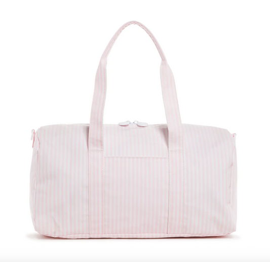 TRVL Design Weekender Duffel - Pimlico Striped Pink