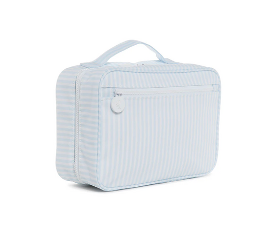 TRVL Design Bundle Up2 Hanging Toiletry Bag - Pimlico Striped Blue