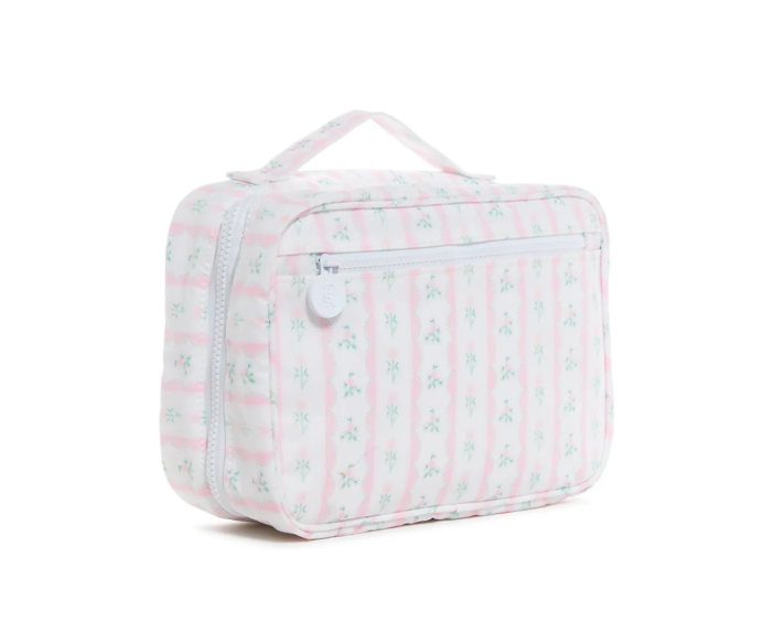 TRVL Design Bundle Up2 Hanging Toiletry Bag - Pink Ribbon Floral