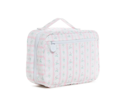 TRVL Design Bundle Up2 Hanging Toiletry Bag - Pink Ribbon Floral