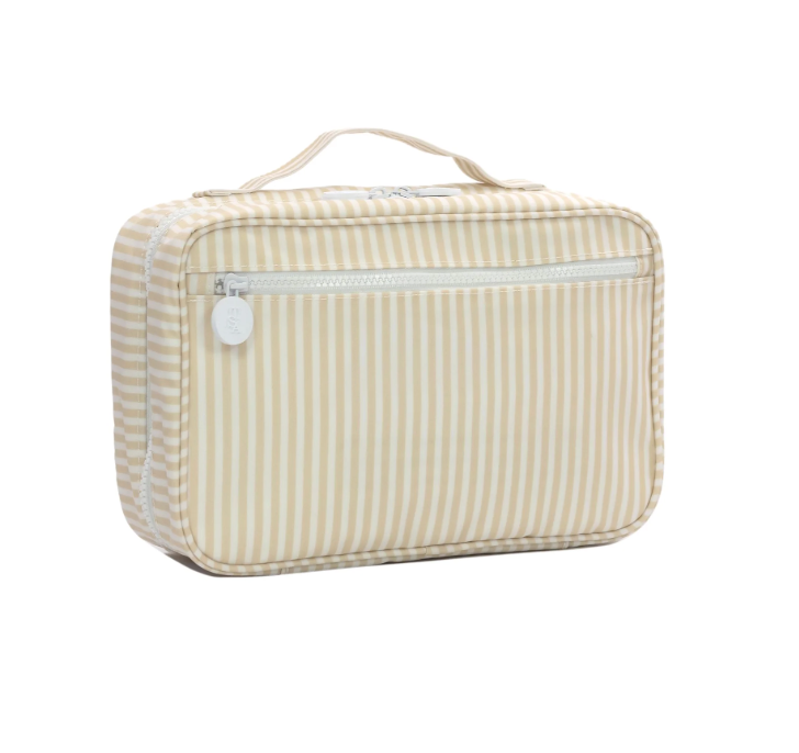 TRVL Design Bundle Up2 Hanging Toiletry Bag - Pimlico Striped Sand