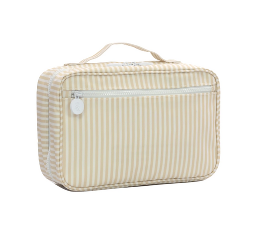 TRVL Design Bundle Up2 Hanging Toiletry Bag - Pimlico Striped Sand