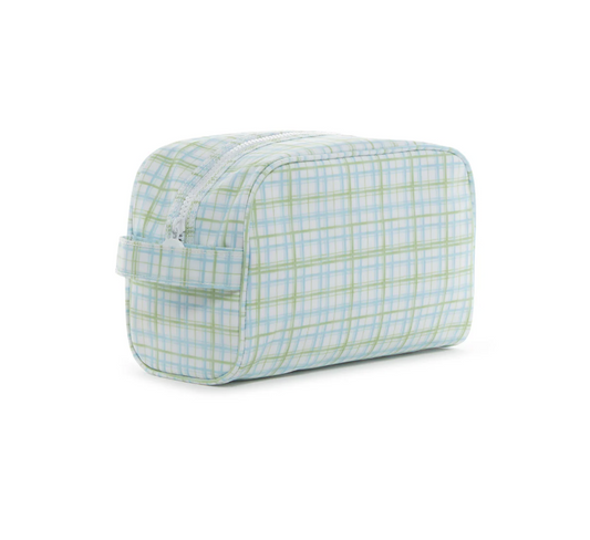 TRVL Design Stowaway Toiletry Bag - Classic Plaid Green