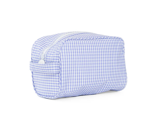 TRVL Design Stowaway Toiletry Bag - Gingham Lilac