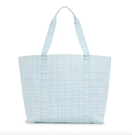TRVL Design Jumbo Tote - Pimlico Plaid Blue
