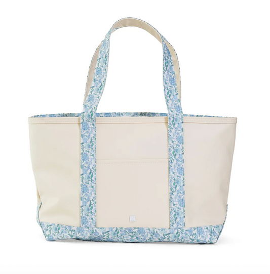 TRVL Design Medium Tote - Hamptons Floral Trim