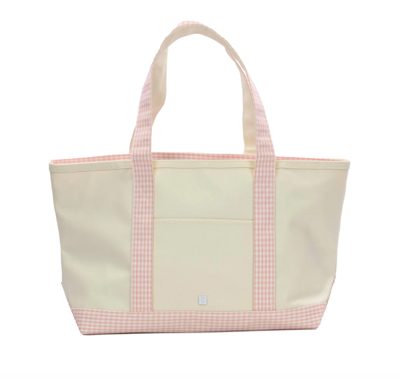 TRVL Design Medium Tote - Gingham Taffy Trim