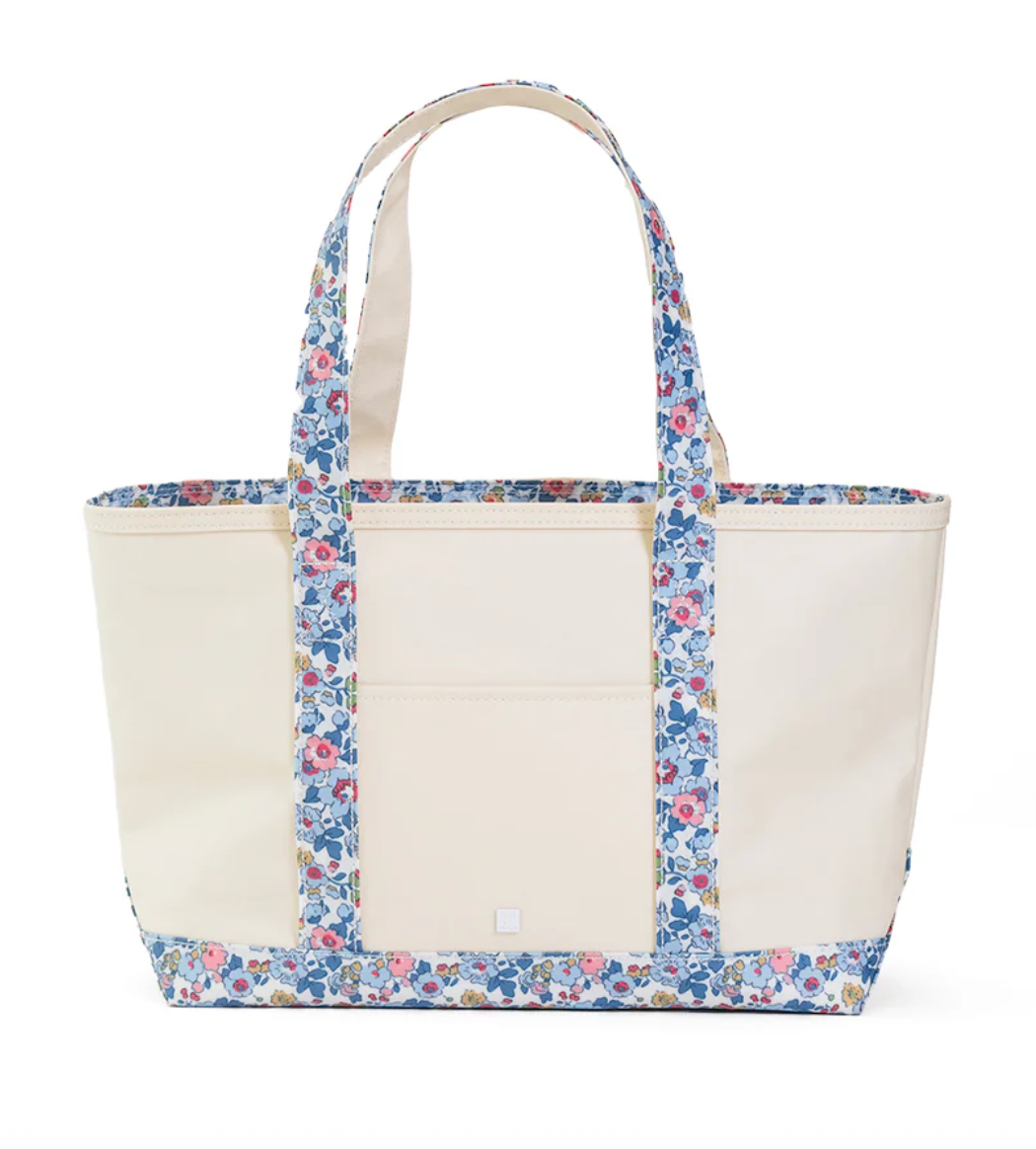 TRVL Design Medium Tote - Bridgehampton Floral Trim