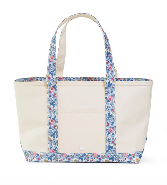 TRVL Design Medium Tote - Bridgehampton Floral Trim