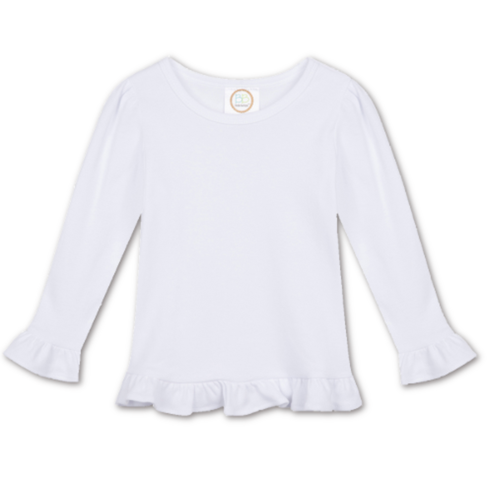 Valentine's Day - Girl's Ruffled T-Shirt